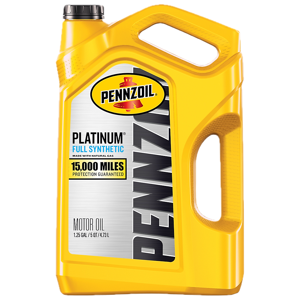 Pennzoil Platinum Full Synthetic Motor Oil 5 QT Bottle