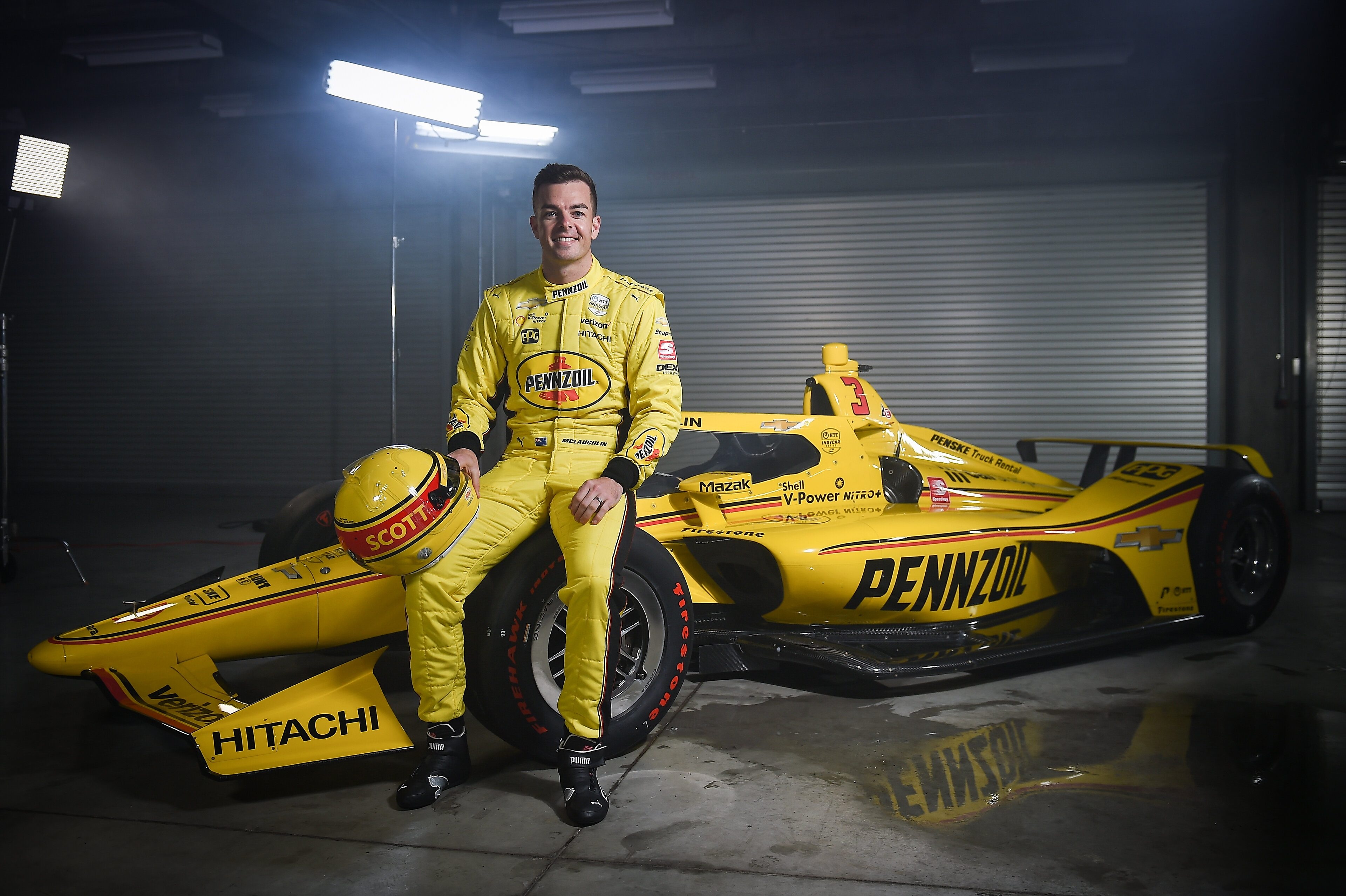 Team Penske Driver Scott McLaughlin Pennzoil